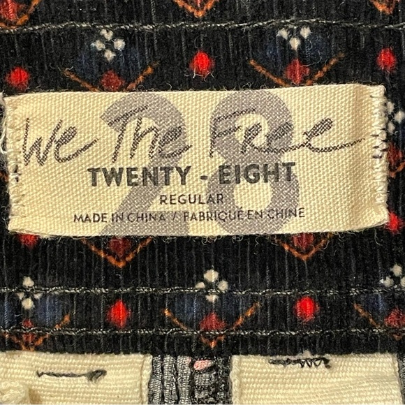 WE THE FREE‎ Joanie Cord Mini Skirt in Black Combo - Picture 7 of 8